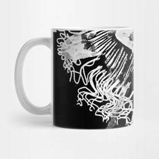 Black and White PassionFlower Mug